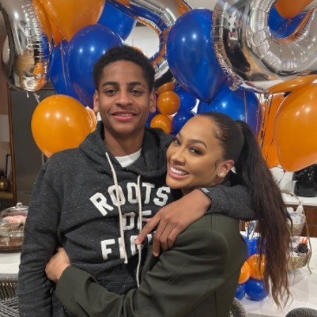 La La Anthony congratulated her son Kiyan Anthony for getting a scholarship offer